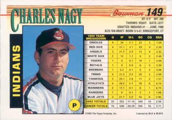 Charles Nagy  baseball card collectible - Main Image 2