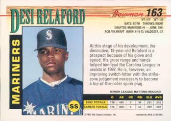 Desi Relaford  baseball card collectible - Main Image 2