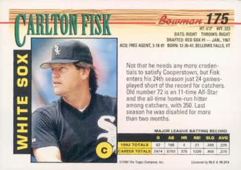 Carlton Fisk  baseball card collectible - Main Image 2