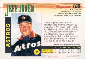 Jeff Juden  baseball card collectible - Main Image 2
