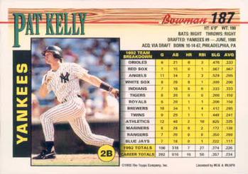 Pat Kelly  baseball card collectible - Main Image 2