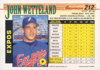 John Wetteland  baseball card collectible - Main Image 2
