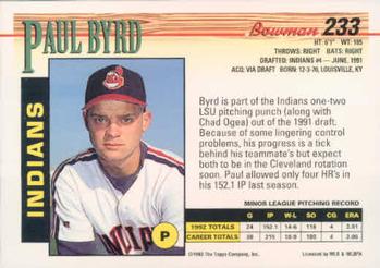 Paul Byrd  baseball card collectible - Main Image 2
