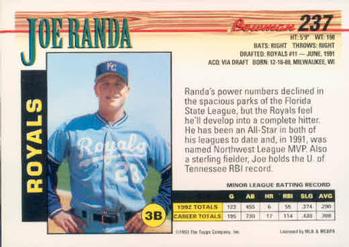 Joe Randa  baseball card collectible - Main Image 2