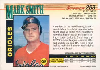Mark Smith  baseball card collectible - Main Image 2