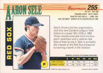 Aaron Sele  baseball card collectible - Main Image 2