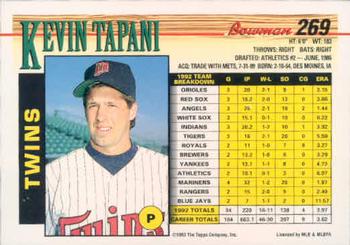 Kevin Tapani  baseball card collectible - Main Image 2