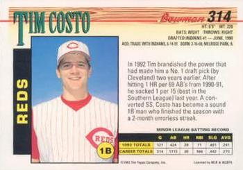 Tim Costo  baseball card collectible - Main Image 2
