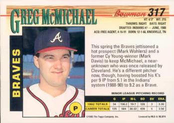 Greg McMichael  baseball card collectible - Main Image 2