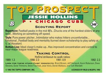 Jessie Hollins  baseball card collectible - Main Image 2