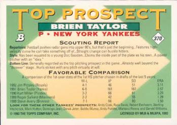 Brien Taylor  baseball card collectible - Main Image 2