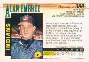 Alan Embree  baseball card collectible - Main Image 2