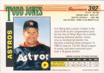 Todd Jones  baseball card collectible - Main Image 2