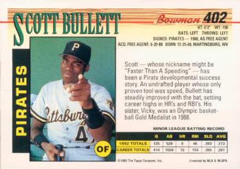 Scott Bullett  baseball card collectible - Main Image 2