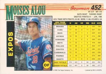 Moises Alou  baseball card collectible - Main Image 2