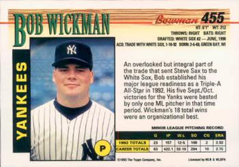 Bob Wickman  baseball card collectible - Main Image 2