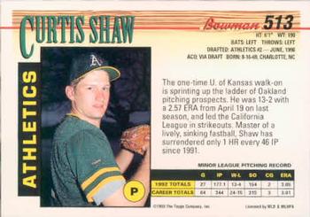 Curtis Shaw  baseball card collectible - Main Image 2