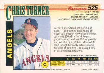 Chris Turner  baseball card collectible - Main Image 2