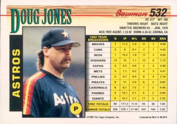 Doug Jones  baseball card collectible - Main Image 2