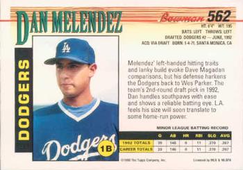 Dan Melendez  baseball card collectible - Main Image 2