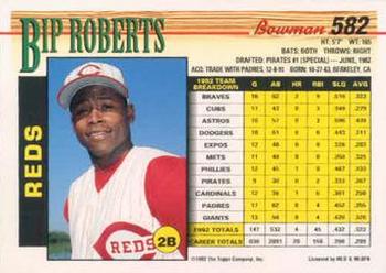 Bip Roberts  baseball card collectible - Main Image 2