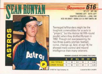 Sean Runyan  baseball card collectible - Main Image 2