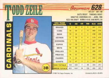 Todd Zeile  baseball card collectible - Main Image 2