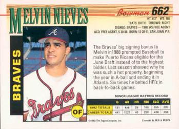 Melvin Nieves  baseball card collectible - Main Image 2