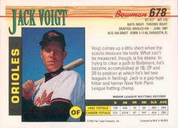Jack Voigt  baseball card collectible - Main Image 2