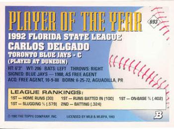 Carlos Delgado  baseball card collectible - Main Image 2