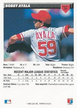 Bobby Ayala  baseball card collectible - Main Image 2