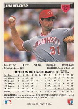 Tim Belcher  baseball card collectible - Main Image 2