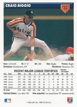 Craig Biggio  baseball card collectible - Main Image 2