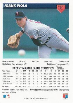 Frank Viola  baseball card collectible - Main Image 2