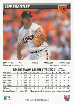 Jeff Brantley  baseball card collectible - Main Image 2