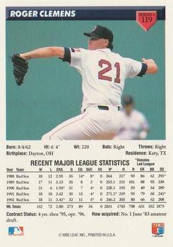 Roger Clemens  baseball card collectible - Main Image 2