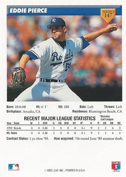 Eddie Pierce  baseball card collectible - Main Image 2