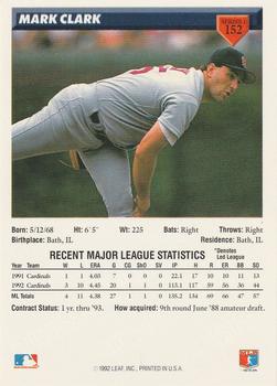 Mark Clark  baseball card collectible - Main Image 2