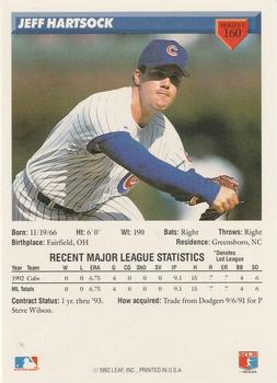 Jeff Hartsock  baseball card collectible - Main Image 2