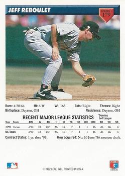 Jeff Reboulet  baseball card collectible - Main Image 2