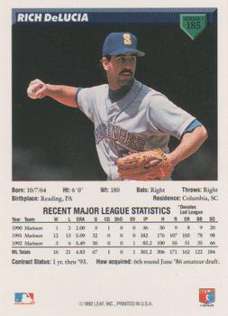 Rich DeLucia  baseball card collectible - Main Image 2