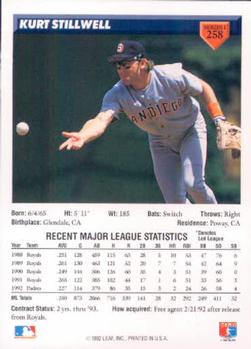 Kurt Stillwell  baseball card collectible - Main Image 2