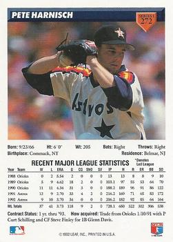 Pete Harnisch  baseball card collectible - Main Image 2