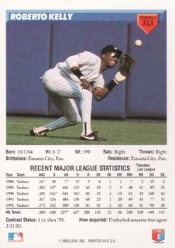 Roberto Kelly  baseball card collectible - Main Image 2