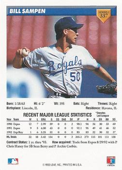 Bill Sampen  baseball card collectible - Main Image 2