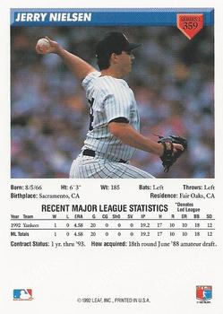 Jerry Nielsen  baseball card collectible - Main Image 2