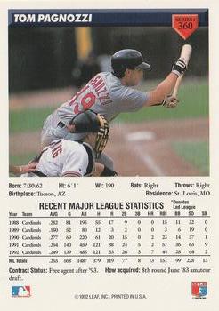 Tom Pagnozzi  baseball card collectible - Main Image 2