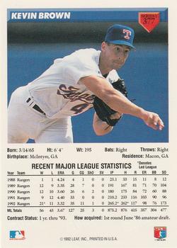 Kevin Brown  baseball card collectible - Main Image 2