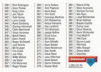 Checklist: 318-396  baseball card collectible - Main Image 2