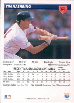 Tim Naehring  baseball card collectible - Main Image 2